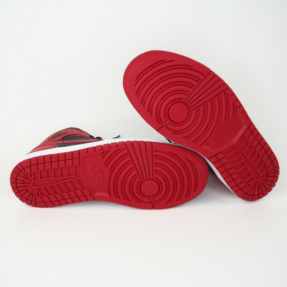 NIKE Air Jordan 1 Mid Banned 2020 Mens Shoes Red - Picture 9 of 12